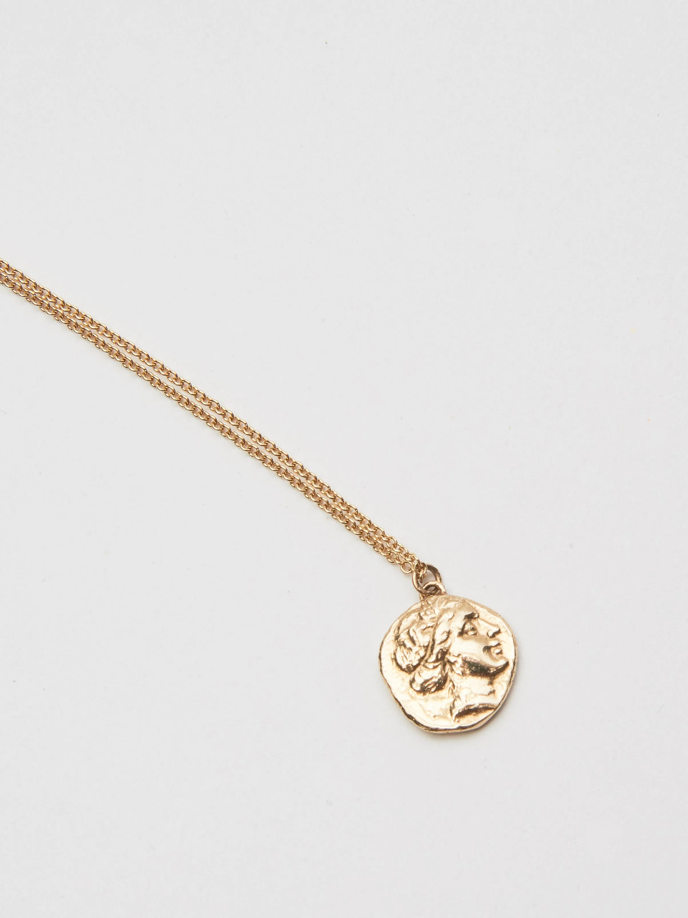 Athena Greek Coin Pendant