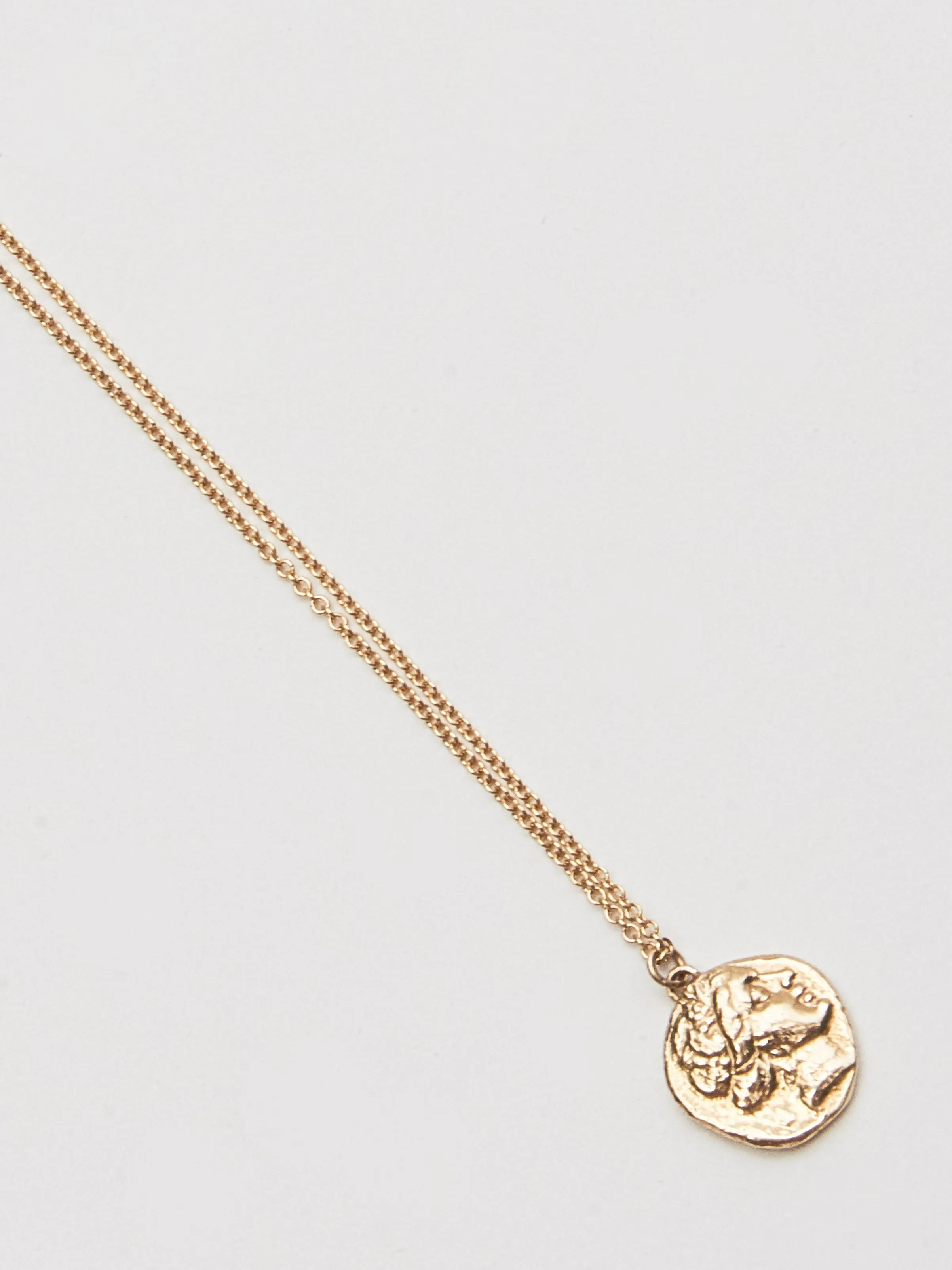 Athena Greek Coin Pendant