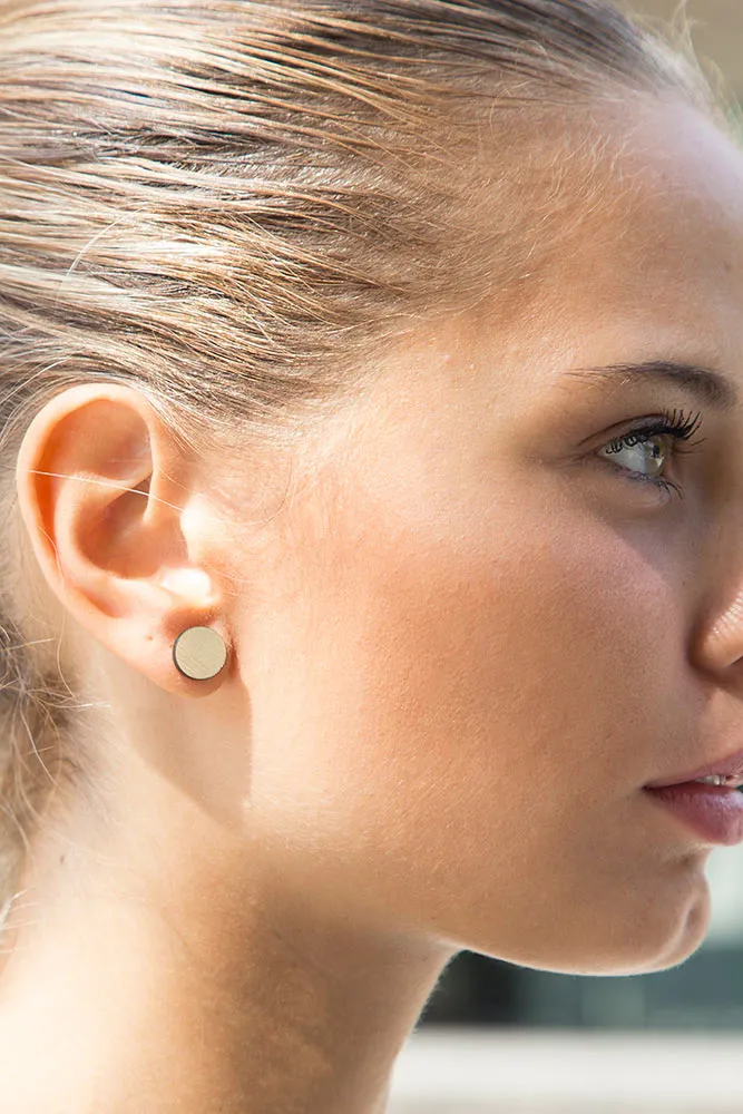Audrey Circle Tiny Earrings *