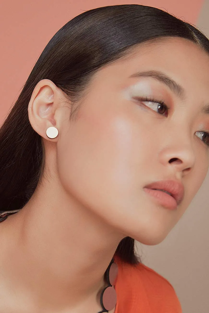 Audrey Circle Tiny Earrings *