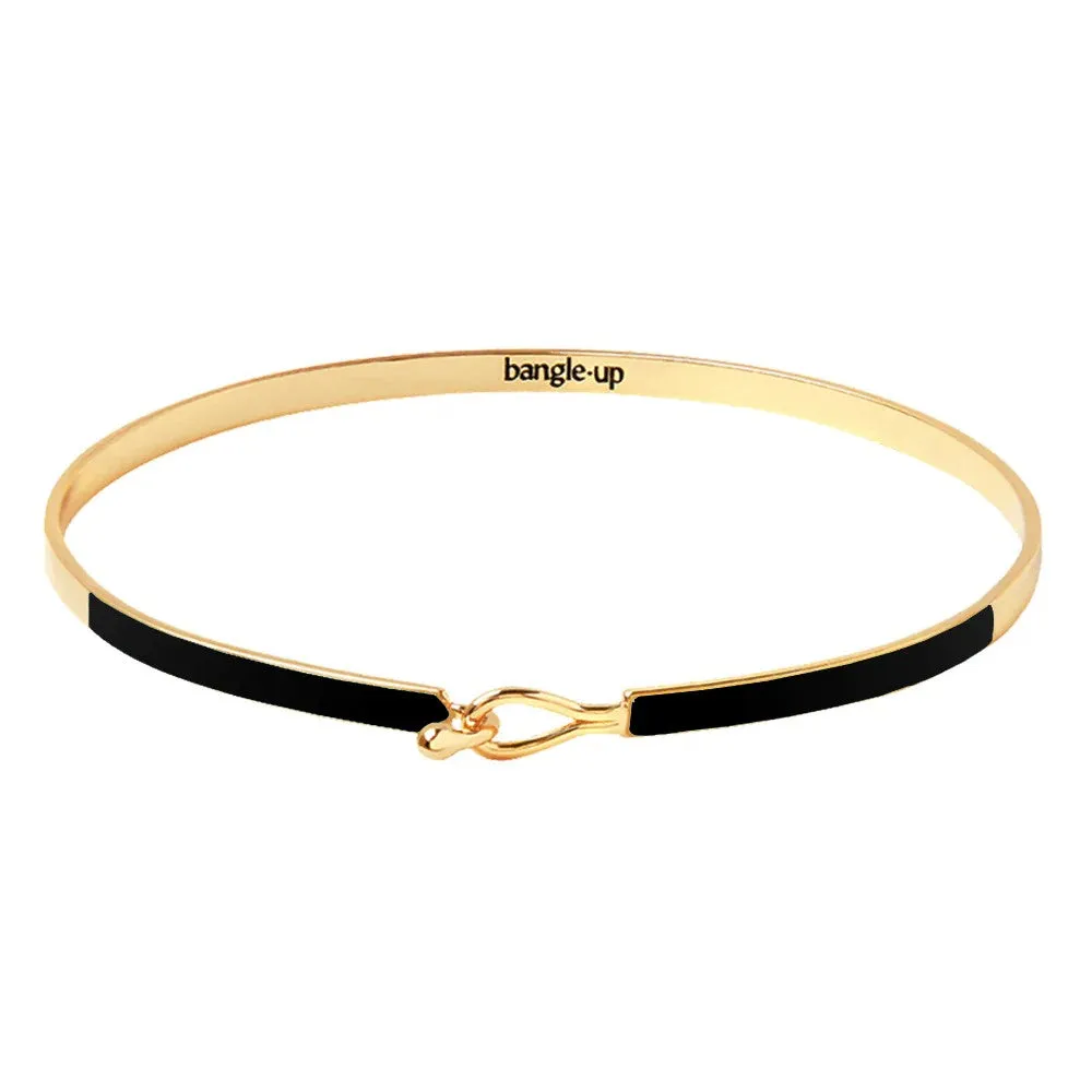 BANGLE UP - LILY carbon black bracelet