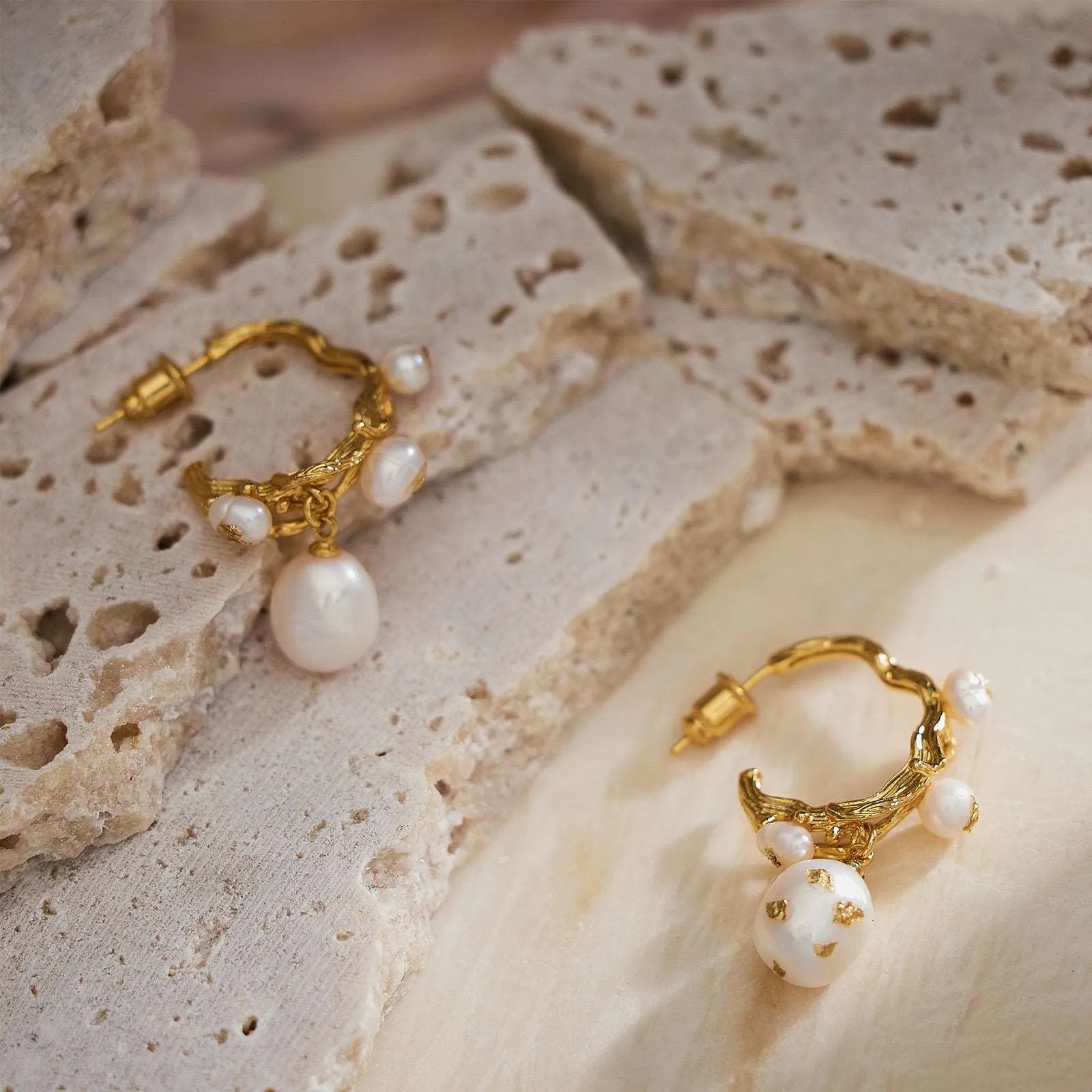 Baroque Pearl Drop Earrings