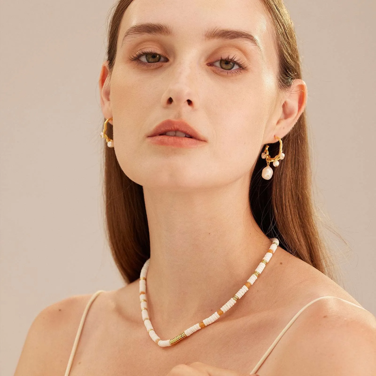 Baroque Pearl Drop Earrings