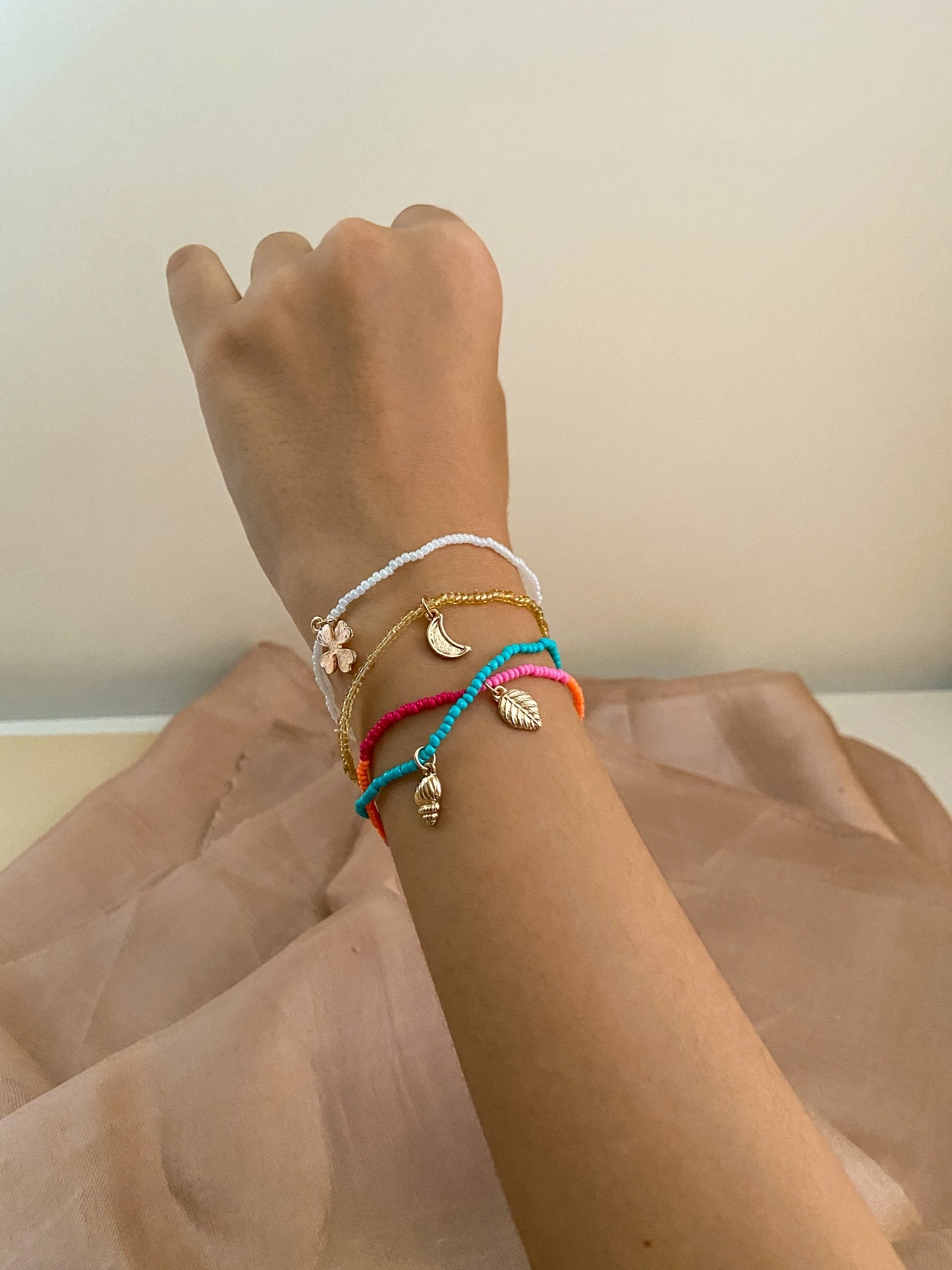 Beaded Bracelets - Pack of 4