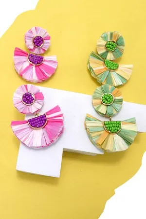 Beaded Drop Earrings