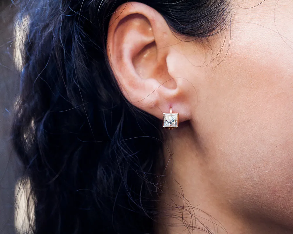 Bell & Bird Antique French Cut Diamond Earrings