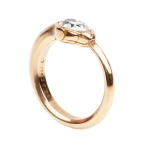Bell & Bird Diamond Ouroboros Snake Ring
