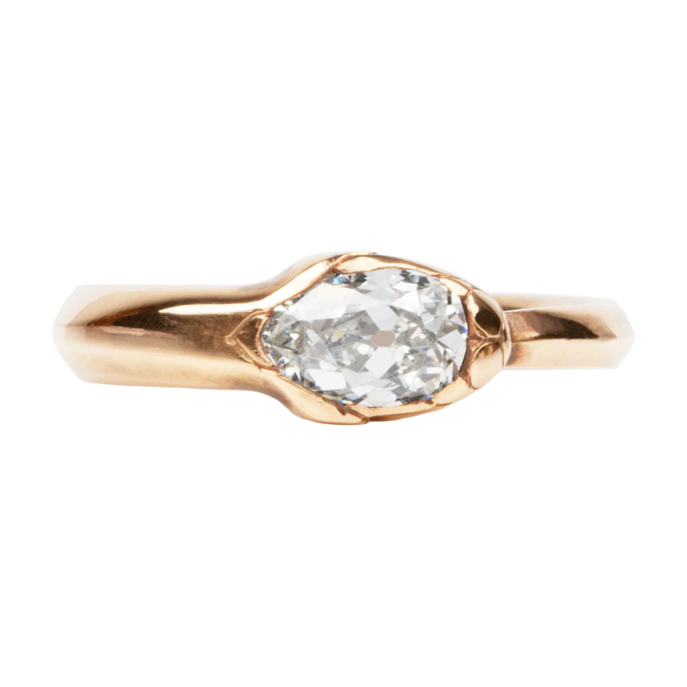 Bell & Bird Diamond Ouroboros Snake Ring
