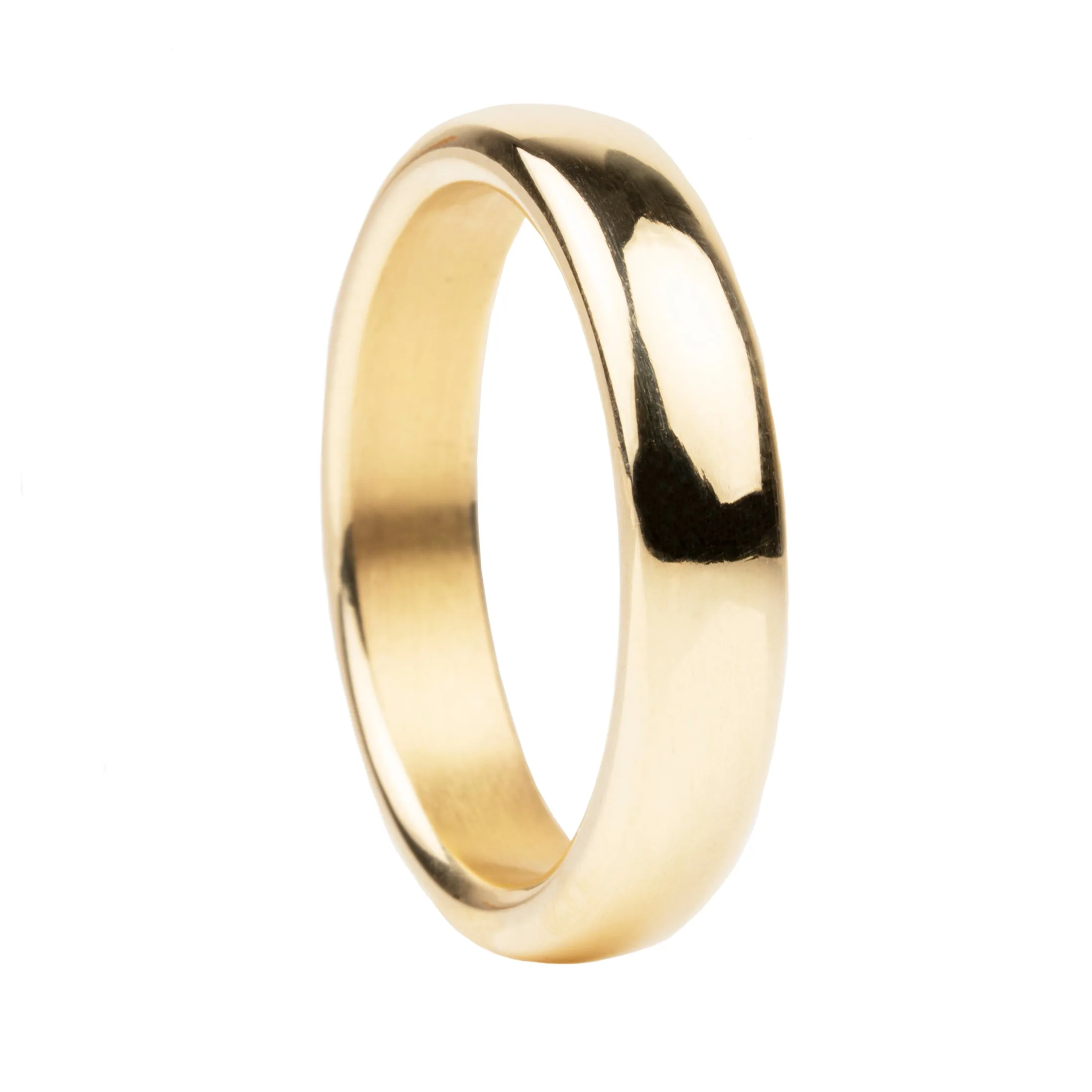 Bell & Bird Men's 5mm Yellow Gold Wedding Band