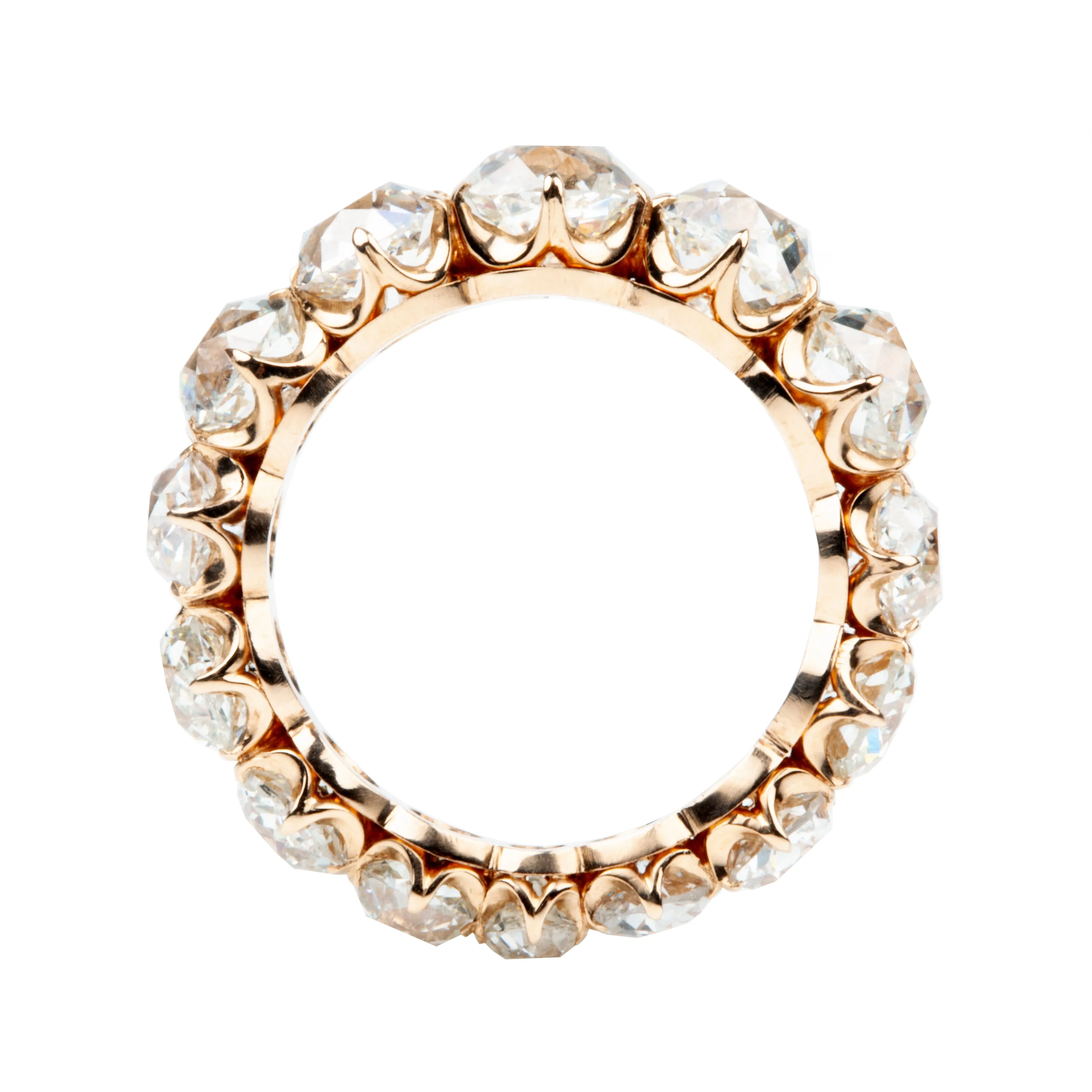 Bell & Bird Old Mine Cut Eternity Band
