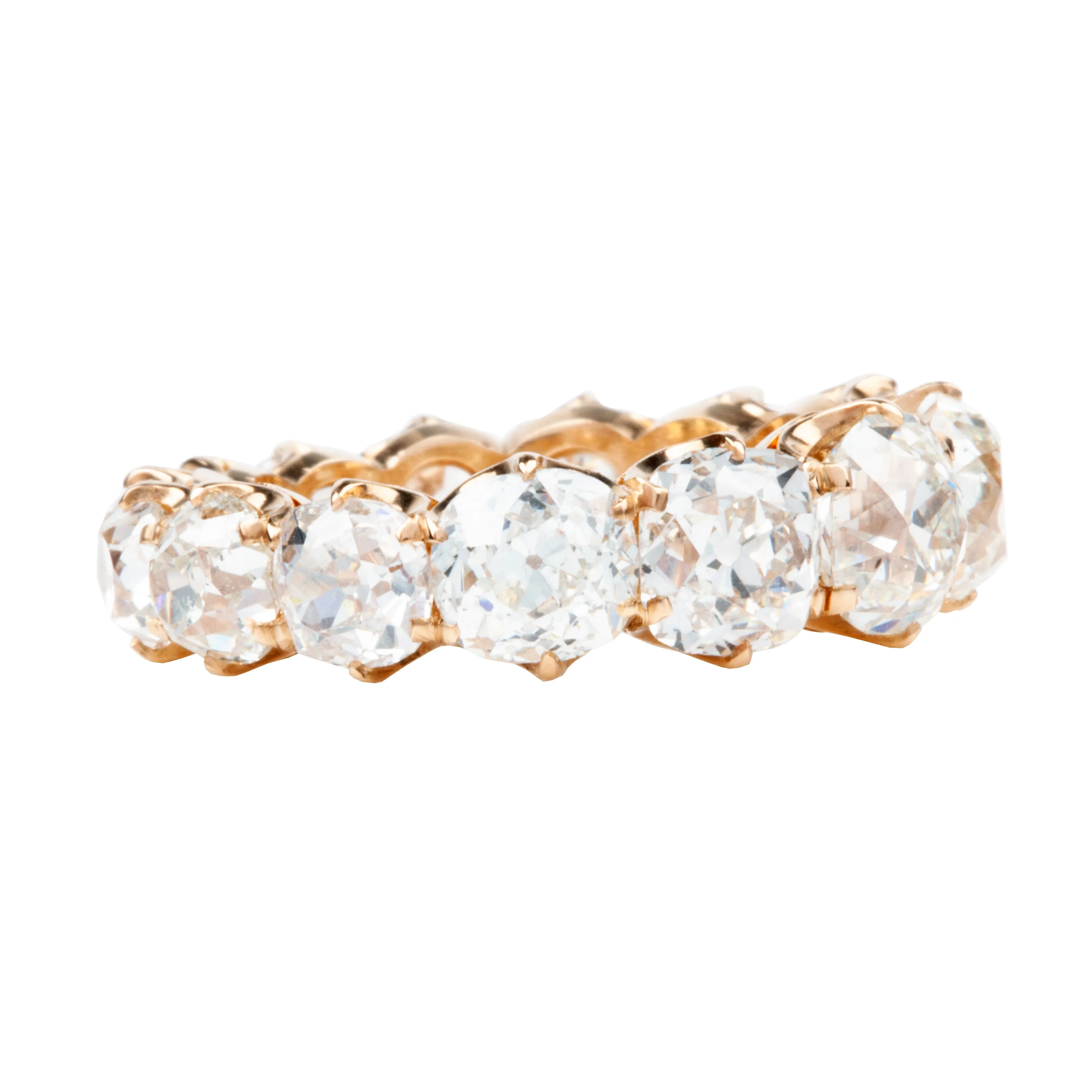 Bell & Bird Old Mine Cut Eternity Band