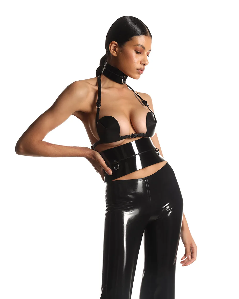 Belt "Nora" Black Patent