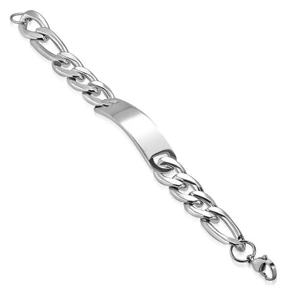 Bigger Plated Stainless Steel Bracelet (#c120Large)