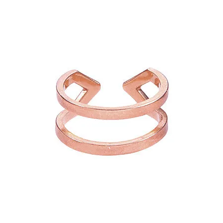 Black Diamond Dagger Ring | Rose Gold