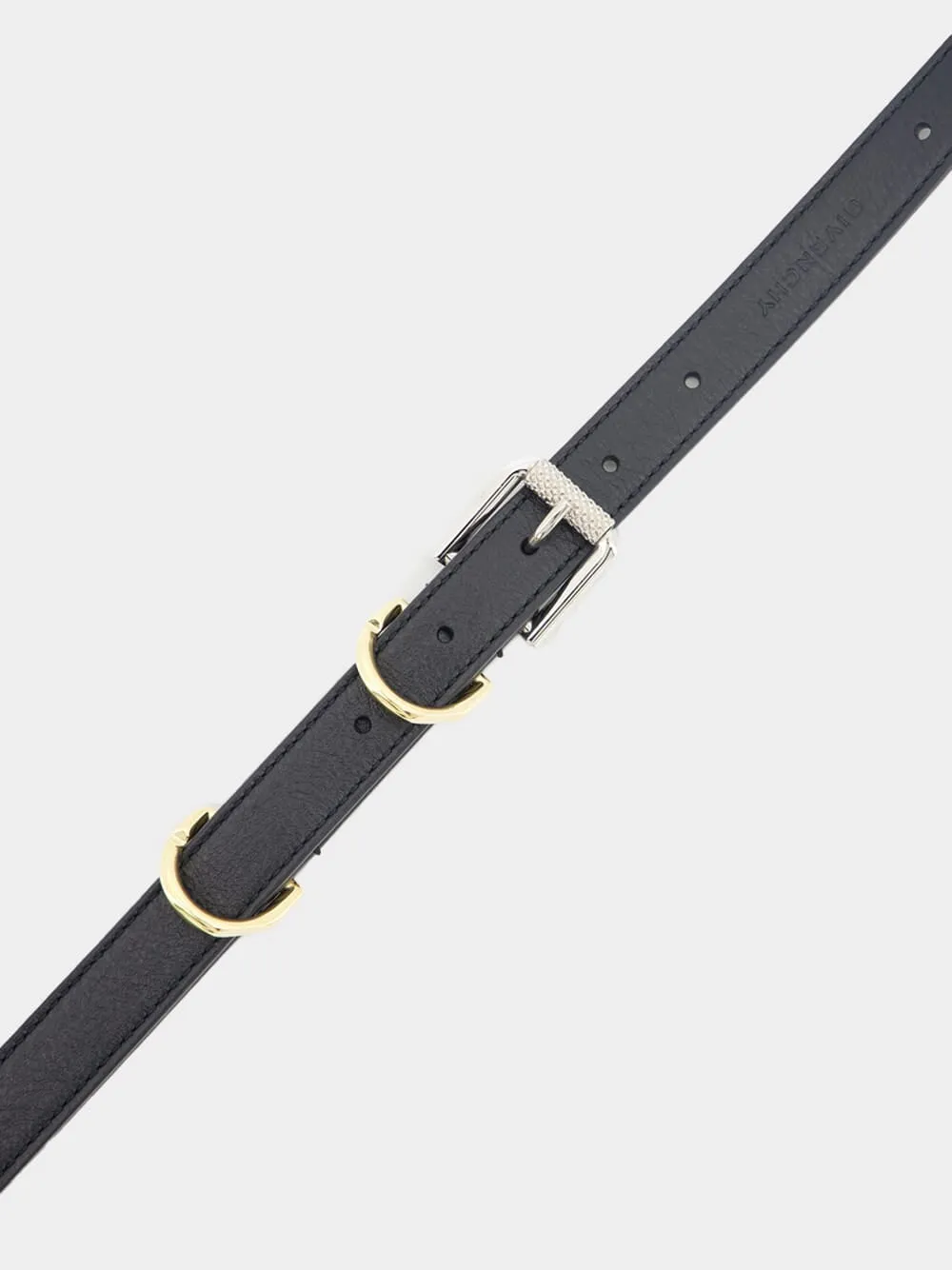 Black Leather Voyou Belt