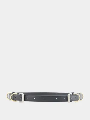 Black Leather Voyou Belt