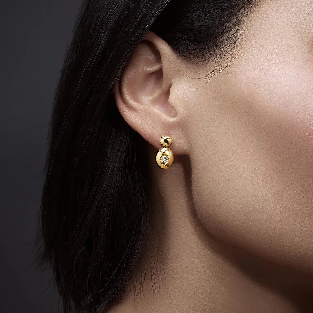Bombé Drop Earrings