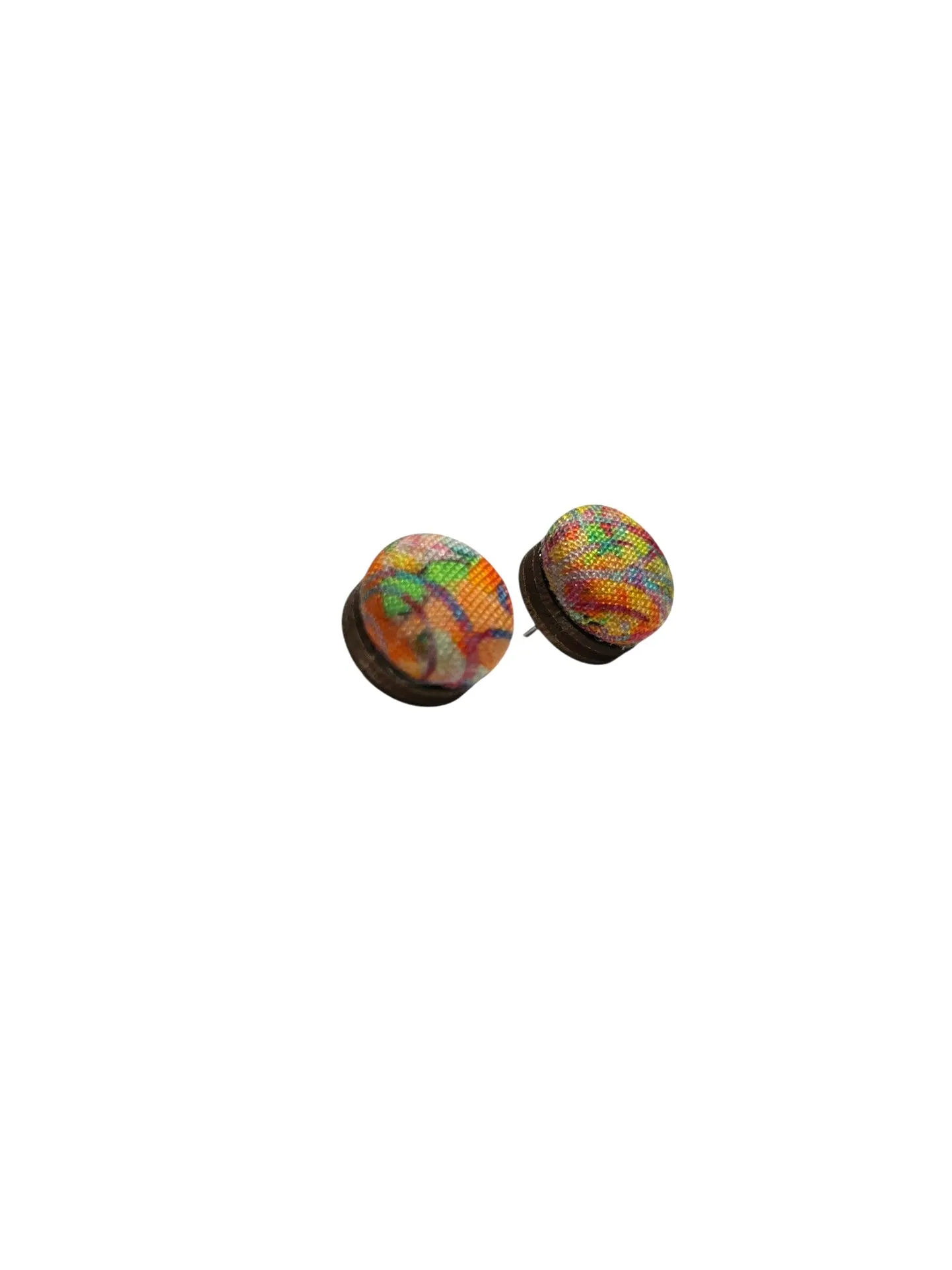 BOTÓN DE AZÚCAR - Small Studs - Orange Multi