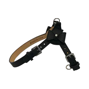 Bow Leather Step-In Dog Harness