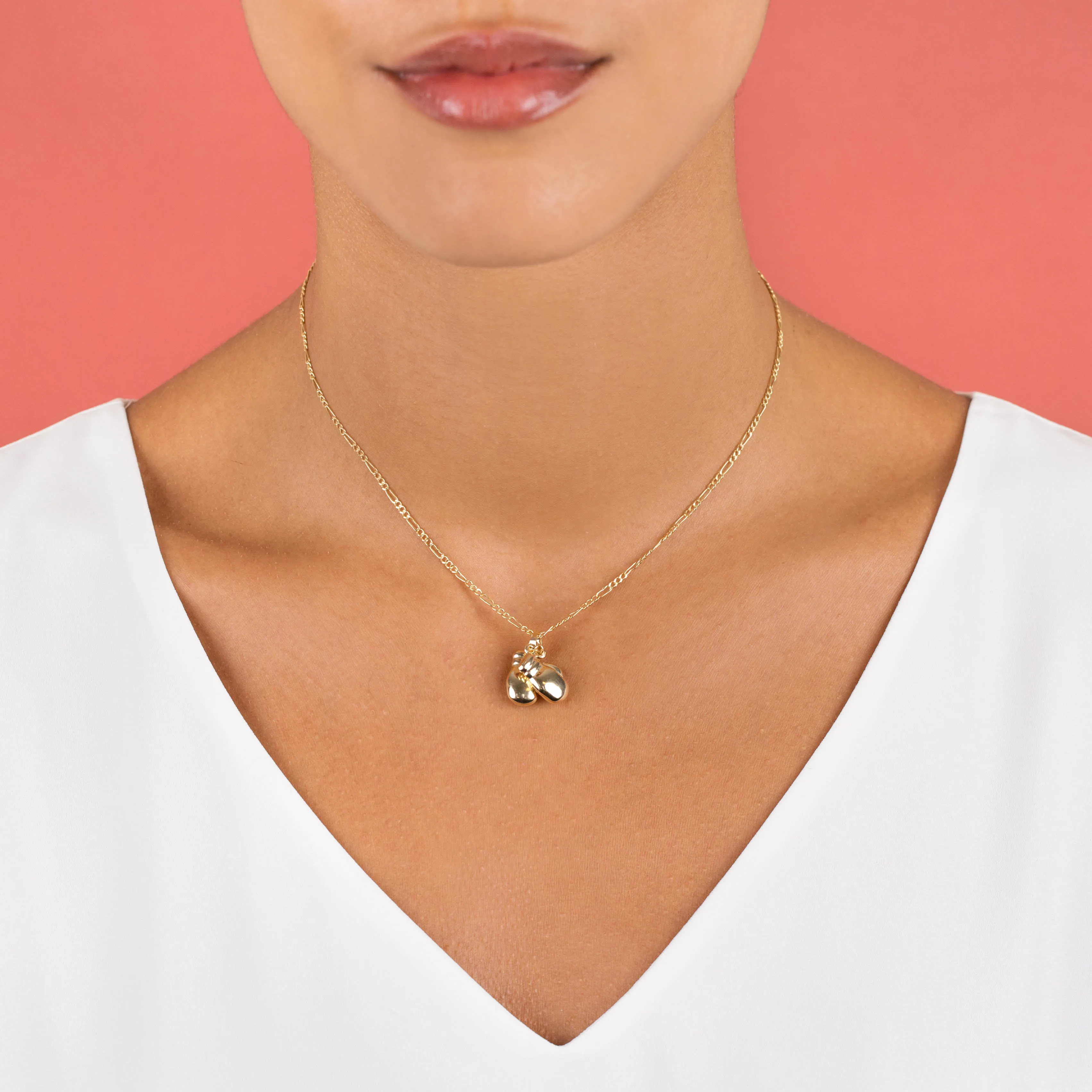 Boxing Gloves Charm 14K