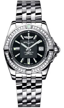 Breitling - Galactic 32 Stainless Steel - Diamond Bezel - Pilot Bracelet