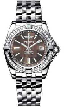 Breitling - Galactic 32 Stainless Steel - Diamond Bezel - Pilot Bracelet