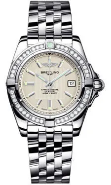 Breitling - Galactic 32 Stainless Steel - Diamond Bezel - Pilot Bracelet