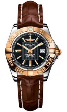 Breitling - Galactic 32 Steel-Rose Gold - Croco Strap