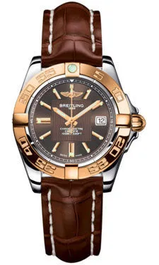 Breitling - Galactic 32 Steel-Rose Gold - Croco Strap