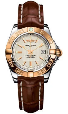 Breitling - Galactic 32 Steel-Rose Gold - Croco Strap