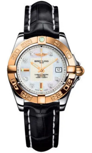 Breitling - Galactic 32 Steel-Rose Gold - Croco Strap