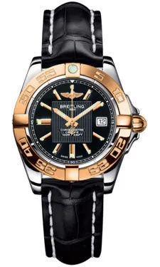 Breitling - Galactic 32 Steel-Rose Gold - Croco Strap