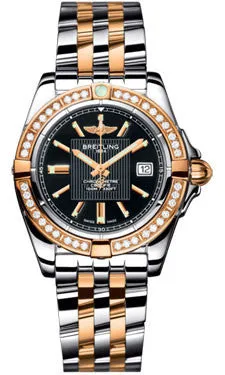 Breitling - Galactic 32 Steel-Rose Gold - Diamond Bezel - Pilot Bracelet