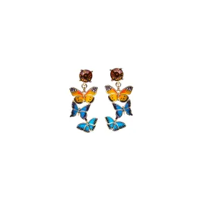 Butterfly Drop Earrings