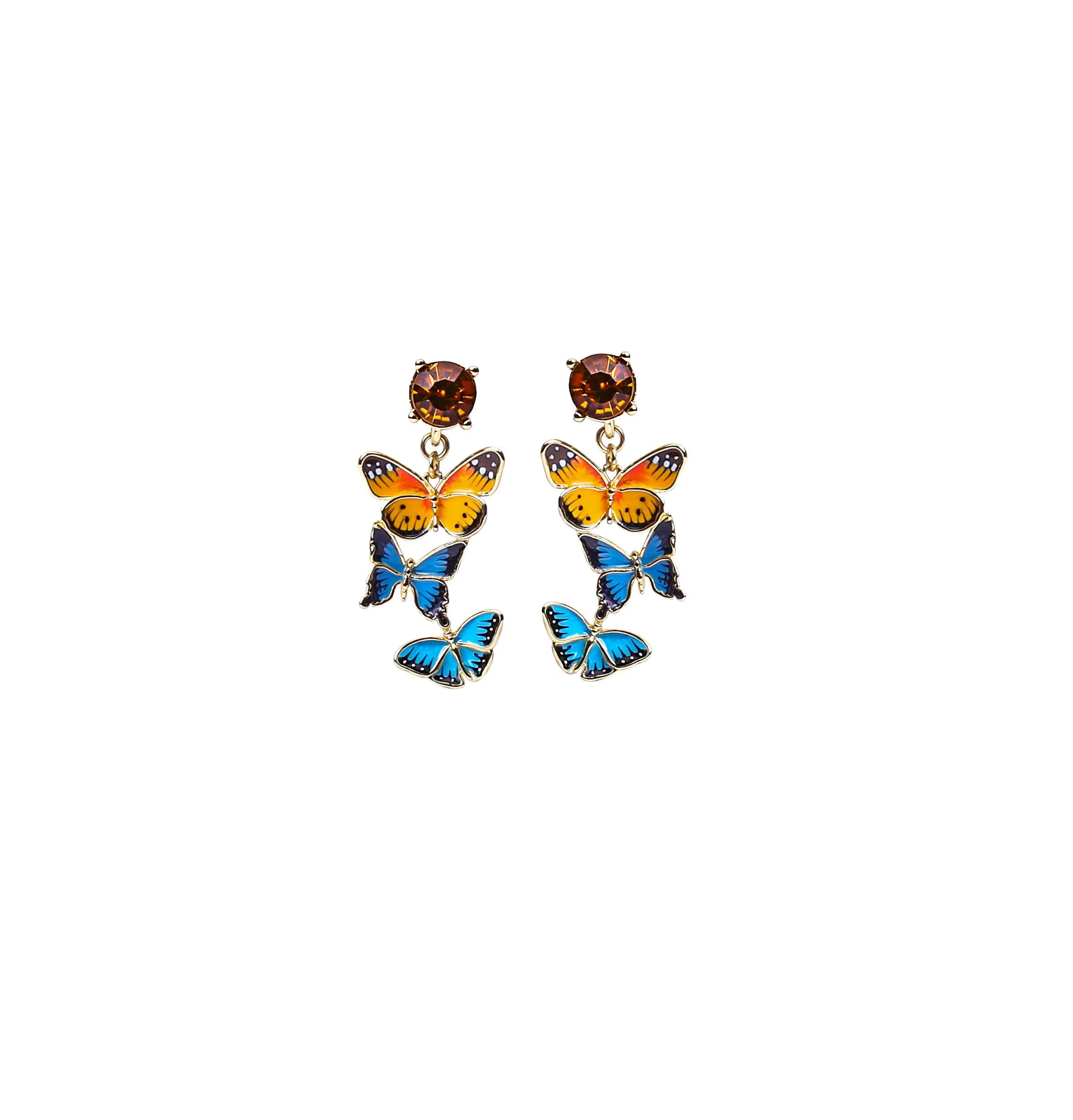 Butterfly Drop Earrings