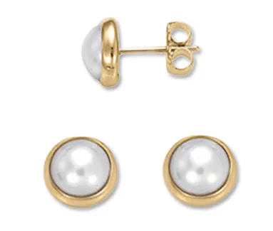 Button Earrings