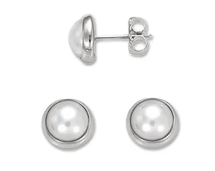 Button Earrings