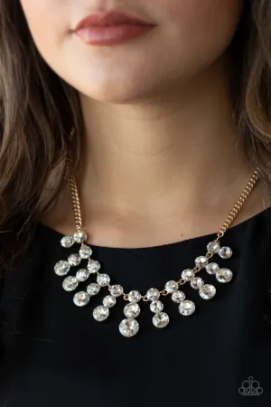 Celebrity Couture Gold Paparazzi Necklace