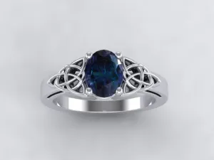 Celtic Tanzanite Ring by Christopher Michael (Render Design)