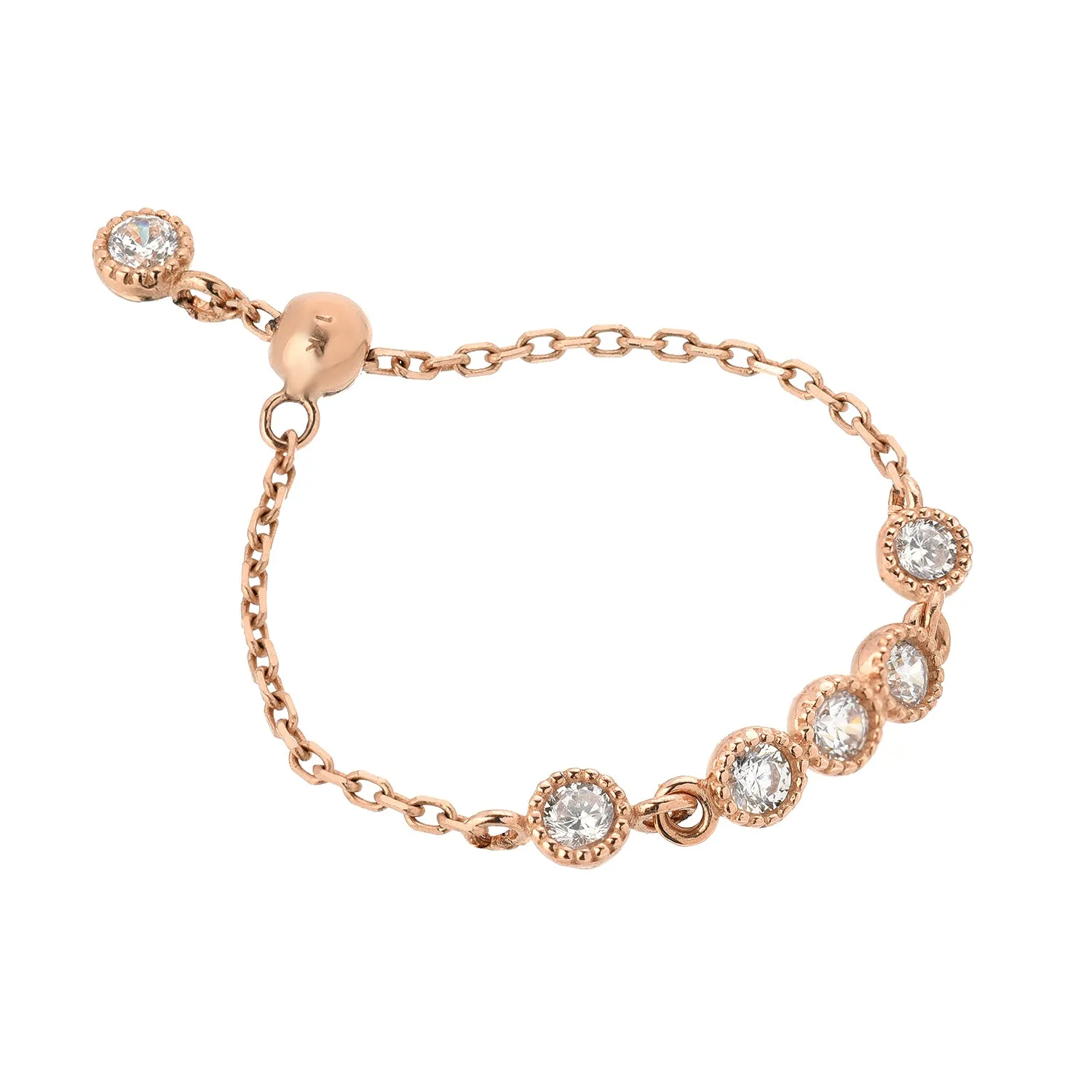 CHAIN RING -ANTIQUE BEZELS