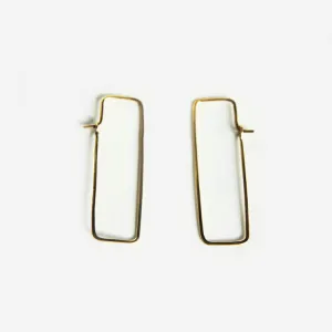 Chiku Brass Earrings