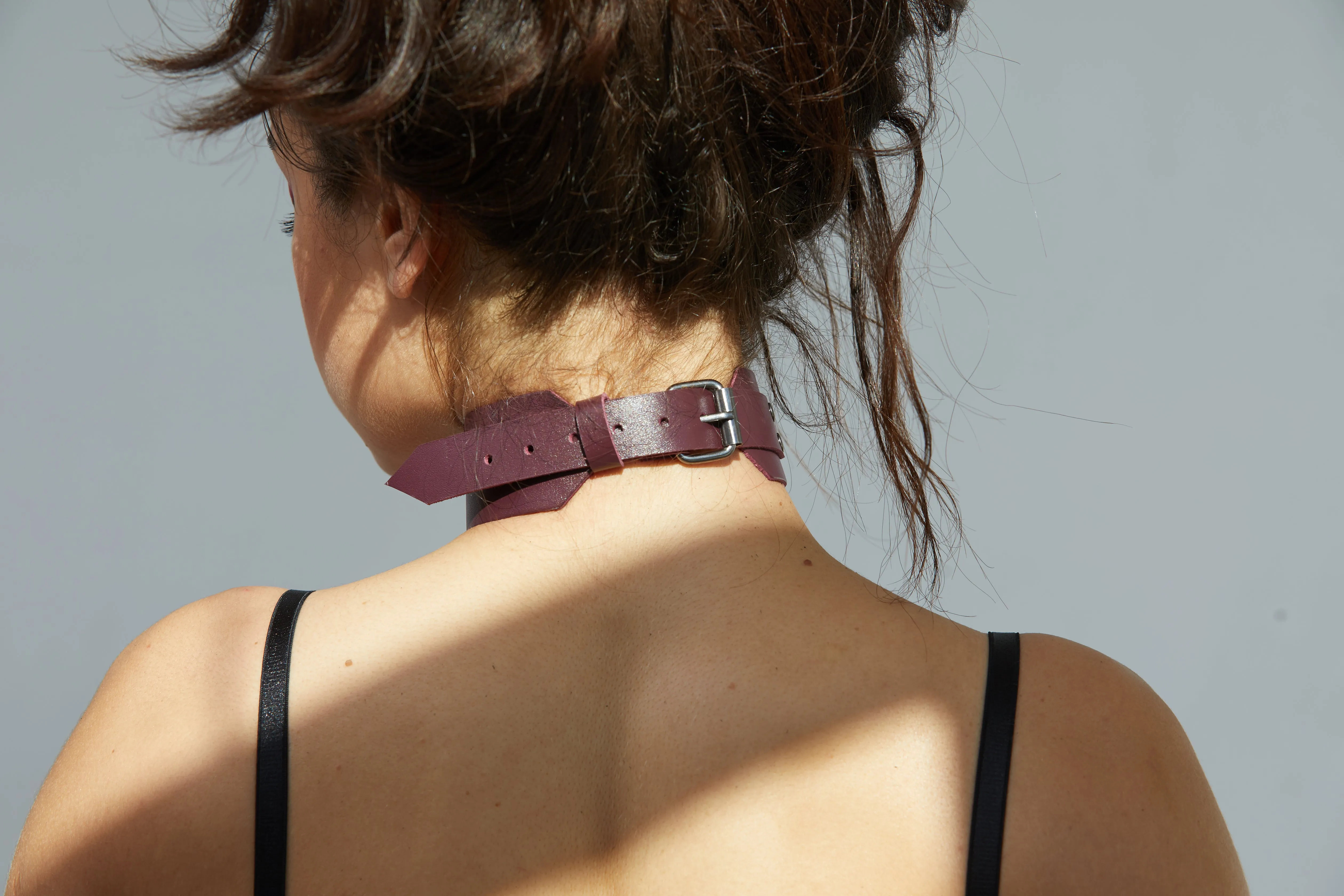 Choker "Lantana" Marsala