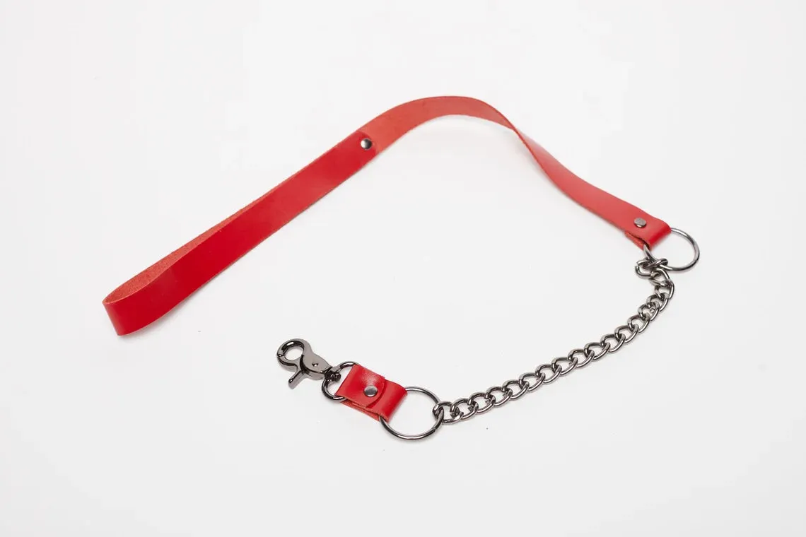 Choker "Lantana" with leash