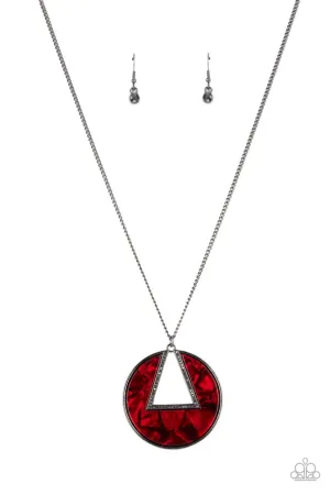 Chromatic Couture Red Paparazzi Necklace
