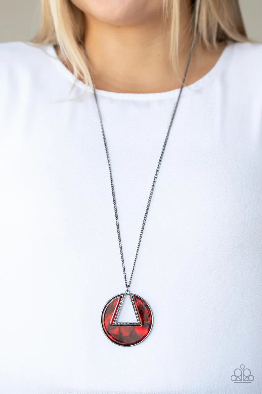 Chromatic Couture Red Paparazzi Necklace