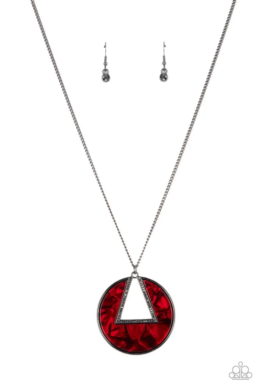 Chromatic Couture Red Paparazzi Necklace