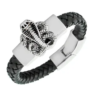 Chrome Snake Bracelet