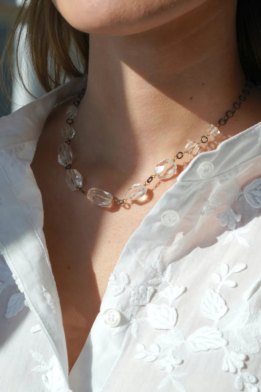 CHUNKY QUARTZ NECKLACE