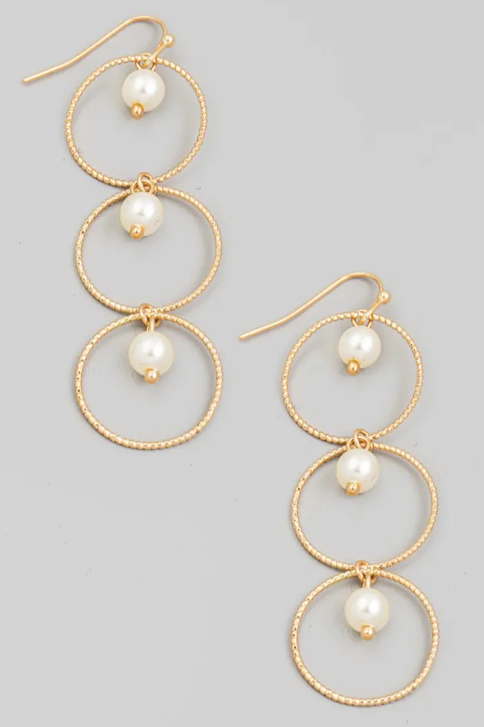 Circle Link Earrings