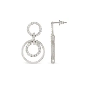 Circle 'n Circle Diamond Earrings